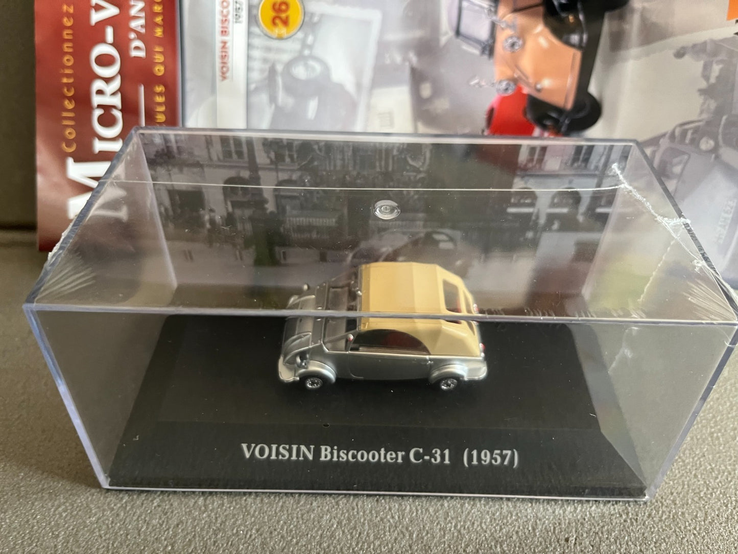 Voiture Miniature Voisin Biscooter C-31 1957 Micro-Voitures D'Antan Altaya 1/43