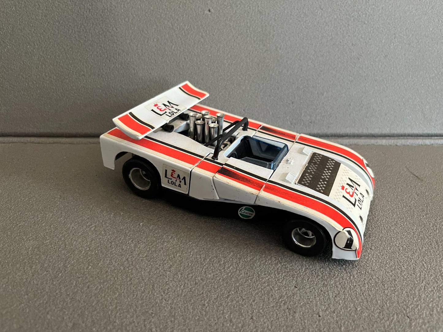 Ancienne Miniature Voiture Lola LEM 260 Can-AM Polistil 1/26