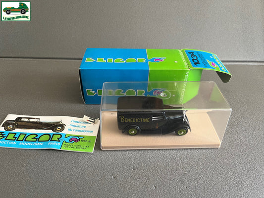 Voiture miniature Citroen 500 Kg Bénédictine Eligor France 1/43