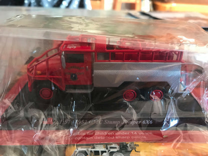 Miniature Camion Pompiers du Monde Delprado 1950 GMC Stump Jumper 6x6 1/57