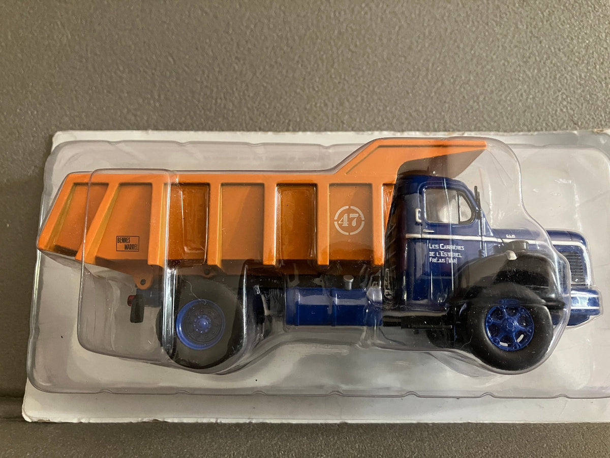Voiture miniature Camion Berliet Benne Chantier GLM 10 Marrel Hachette 1/43