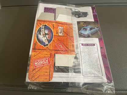 Voiture miniature Simca 1100 Norev Hachette + Fascicule au 1/43