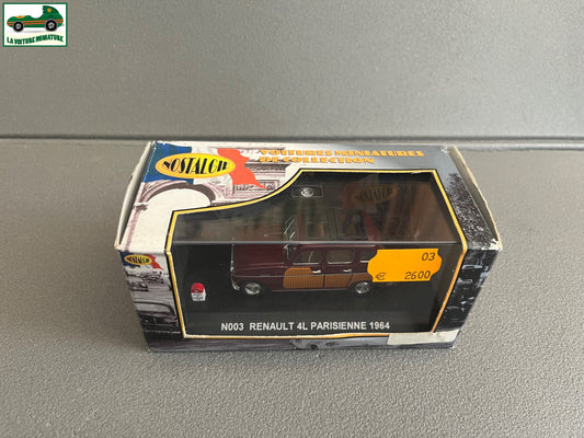 Voiture Miniature Renault 4L Parisienne 1964 Nostalgie au 1/43