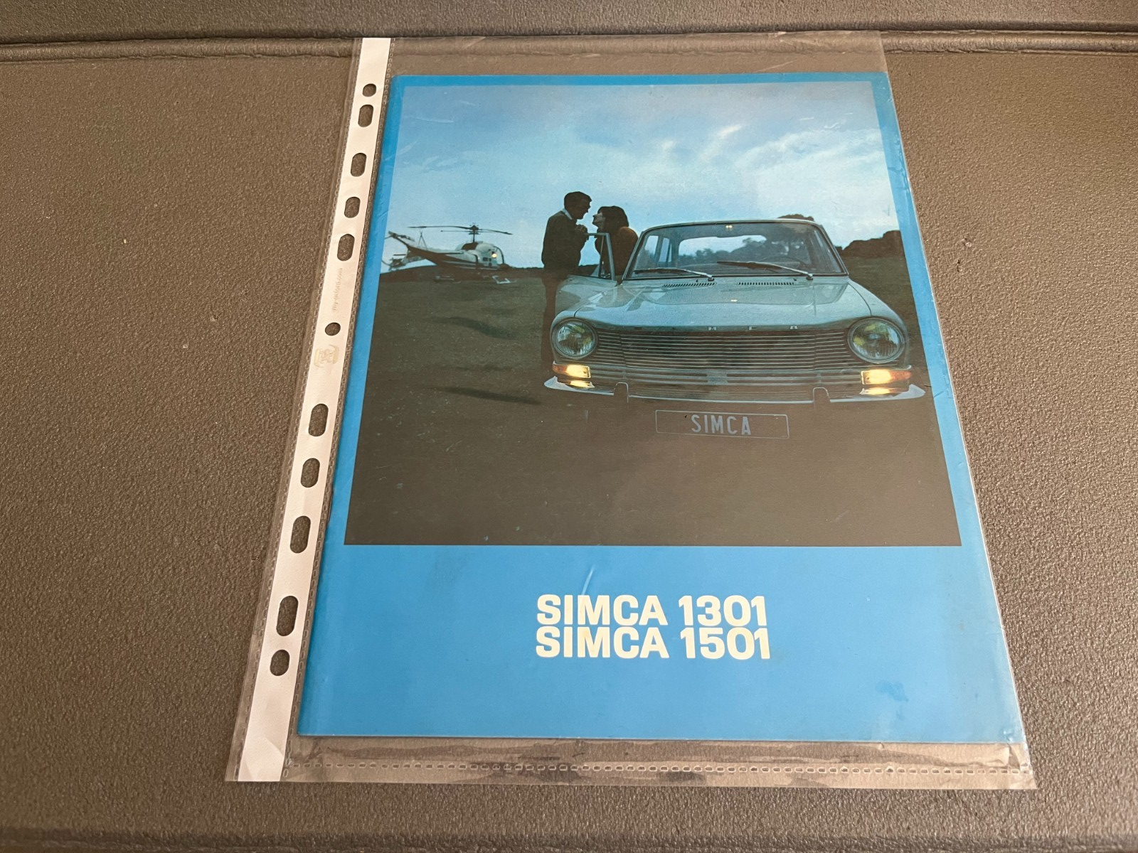 Ancien Dépliant Brochure Documentation Automobile Simca 1301 1501