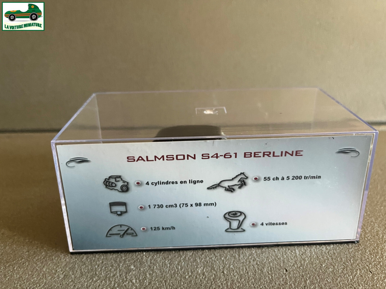 Voiture Miniature Salmson S4-61 Berline 1949 au 1/43 Ixo Altaya