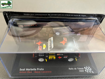 Voiture Miniature Seat Marbella Proto Rallye de Toledo 1989 au 1/43