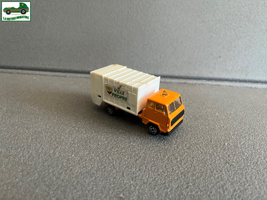 Ancienne Voiture Miniature Camion Volvo F-89 Poubelle Paris Norev Mini Jet