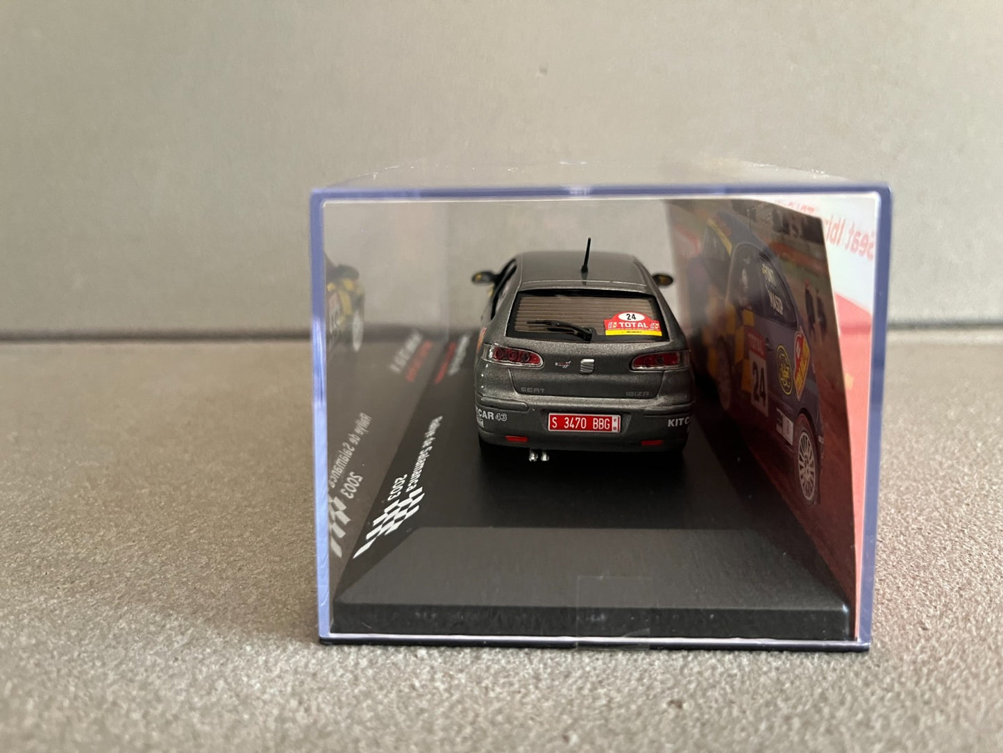 Voiture Miniature Seat Ibiza TDI Gr. N Rallye de Salamanca 2003 au 1/43