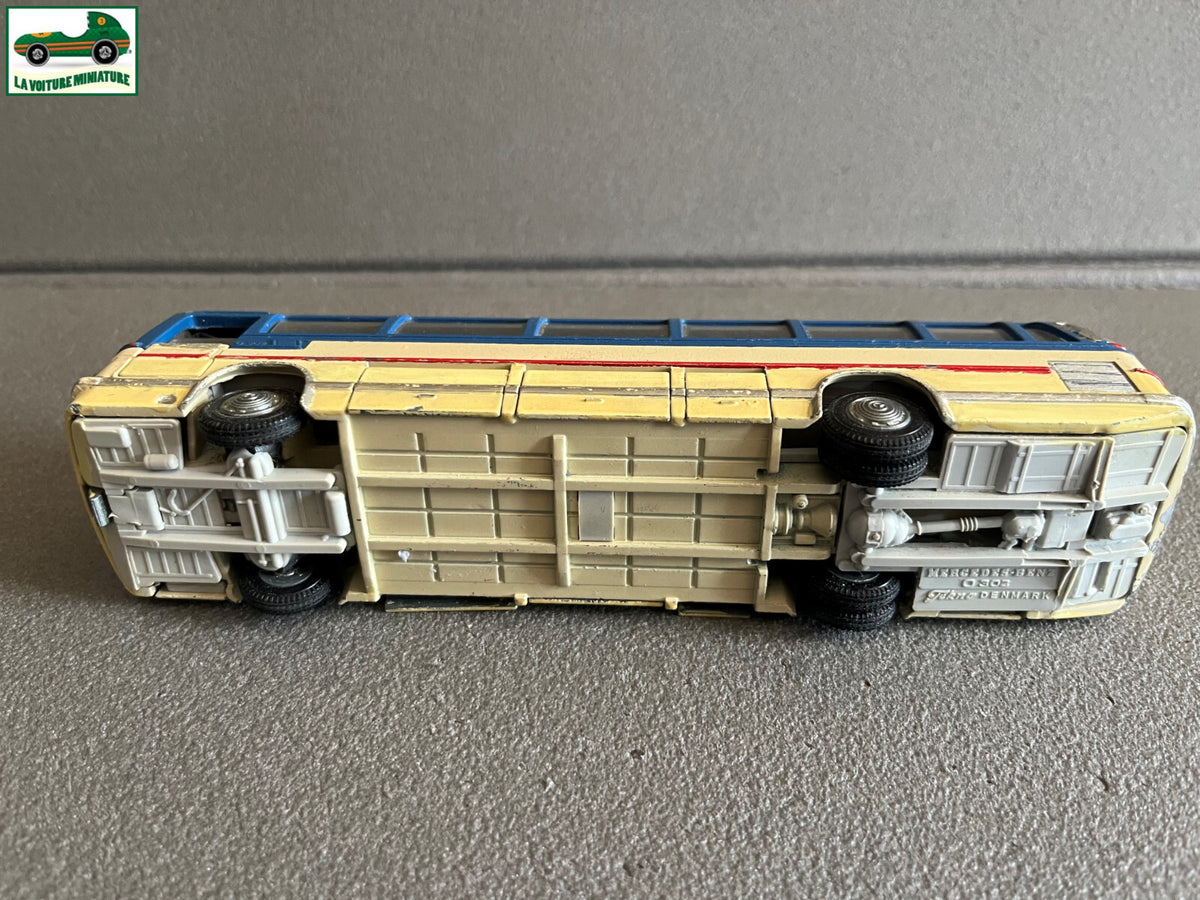 Jouet Ancien Voiture Miniature Bus Autobus Mercedes Benz O 302 Tekno 1/60