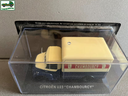 Voiture Miniature Camion Publicitaire Citroen U23 Chambourcy au 1/43