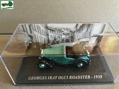 Voiture Miniature Georges Irat OLC3 Roadster 1938 au 1/43 Ixo Altaya