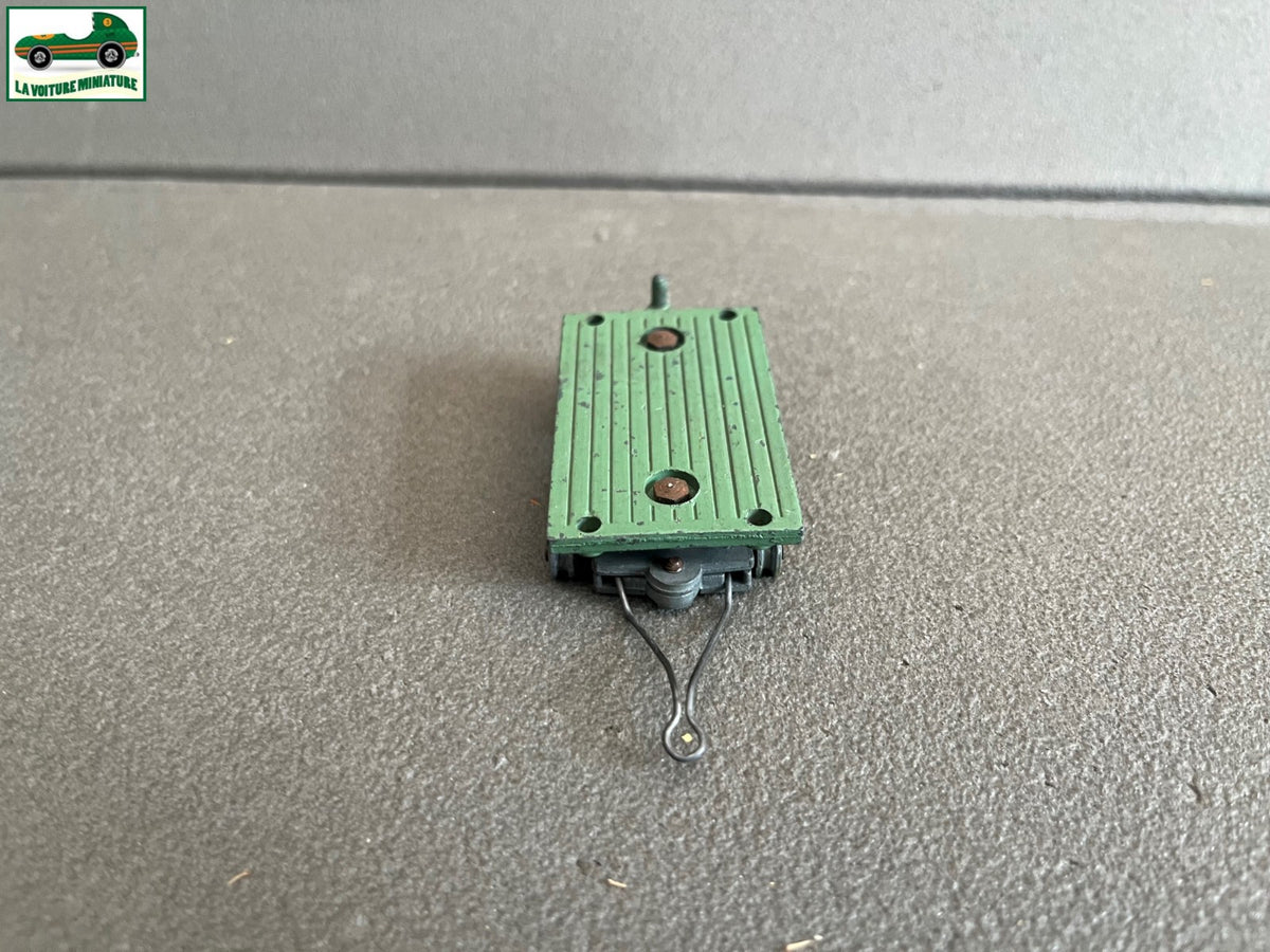 Ancienne Voiture Miniature Remorque Solido Demontable Epave