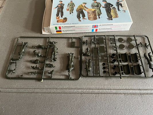 Maquette Militaire Figurine Soldat German Tank Crew Italeri 306 1/35