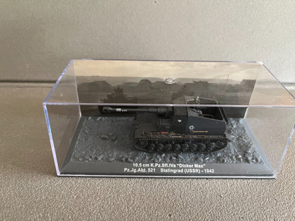 Miniature Militaire Char Tank Blindé 10.5cm K.Pz.Sfl.Iva Dicker Max Altaya 1/72