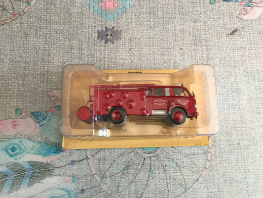 Miniature Camion Citroën PY C700 FPT Pompiers Vaucouleurs 1971 Hachette au 1/43