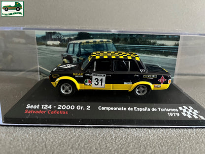Voiture Miniature Seat 124 2000 Gr. 2 1979 Rallye Espagne au 1/43