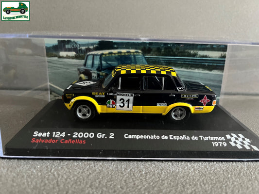 Voiture Miniature Seat 124 2000 Gr. 2 1979 Rallye Espagne au 1/43