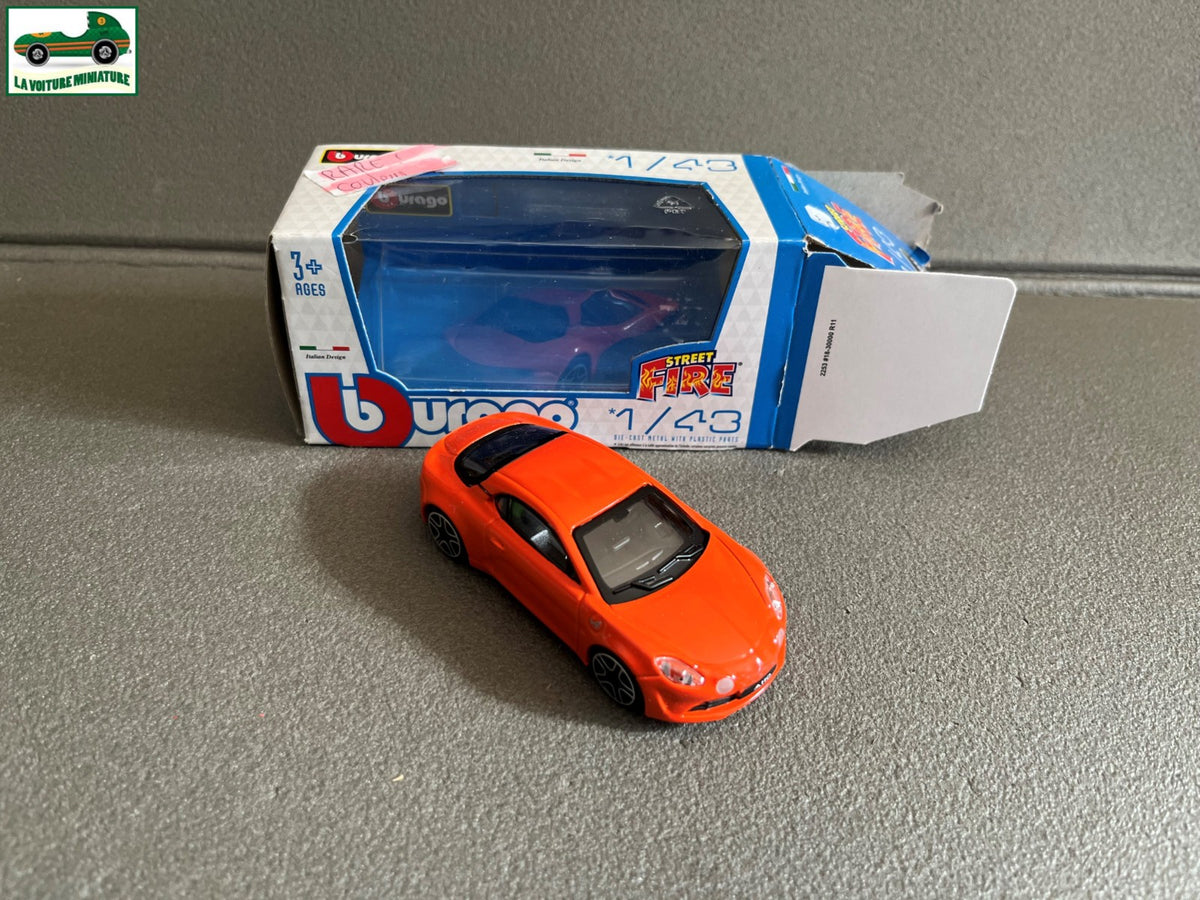 Voiture Miniature Renault Alpine A110 2018 Burago Orange au 1/43