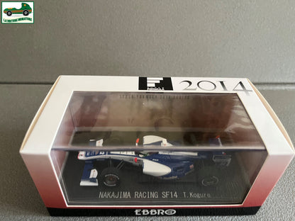 Voiture Miniature Nakajima Racing SF14 Formula 2014 Kogure F1 Ebbro au 1/43