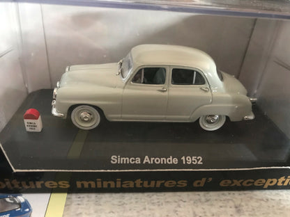 Voiture Miniature Simca Aronde 1952 Nostalgie CEC  au 1/43