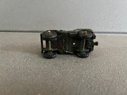 Ancienne Miniature Militaire Voiture Jeep Dinky Toys Meccano France Epave