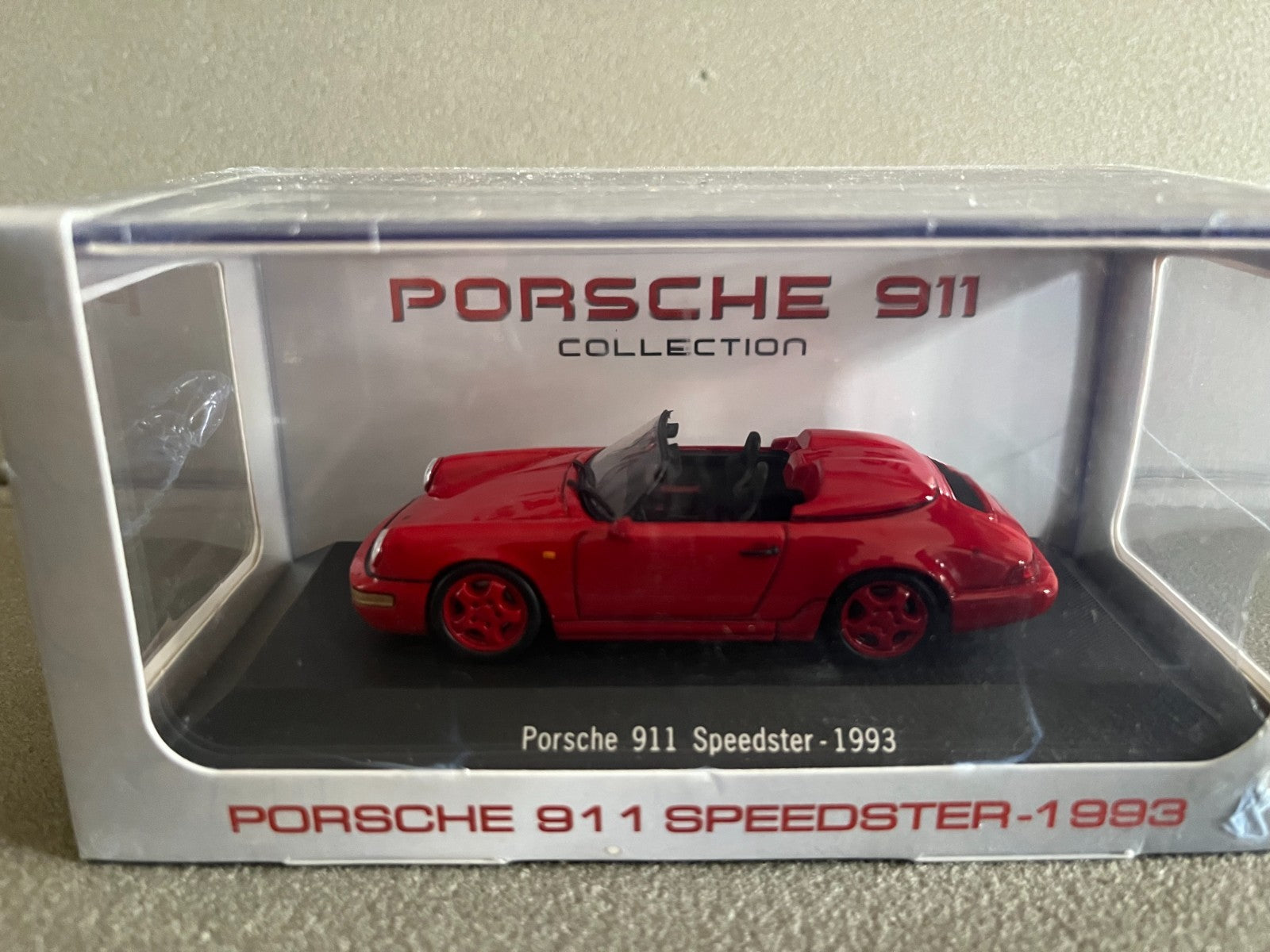Voiture Miniature Porsche 911 Speedster 1993 Editions Atlas Collection 1/43