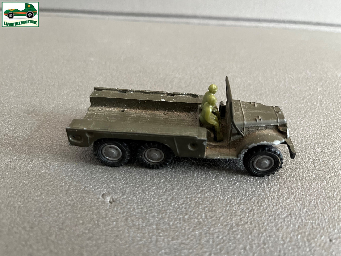 Ancienne Miniature Militaire Camion Blindé Dodge 6x6 France Jouets Epave
