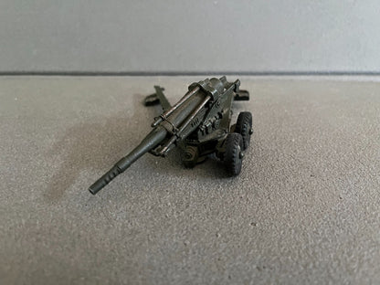 Ancienne Miniature Militaire Canon Obusier 155 Dinky Toys Meccano France Epave