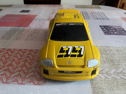 Ancien Jouet Plastique Voiture Miniature Renault Clio 2 Trophy 25cm