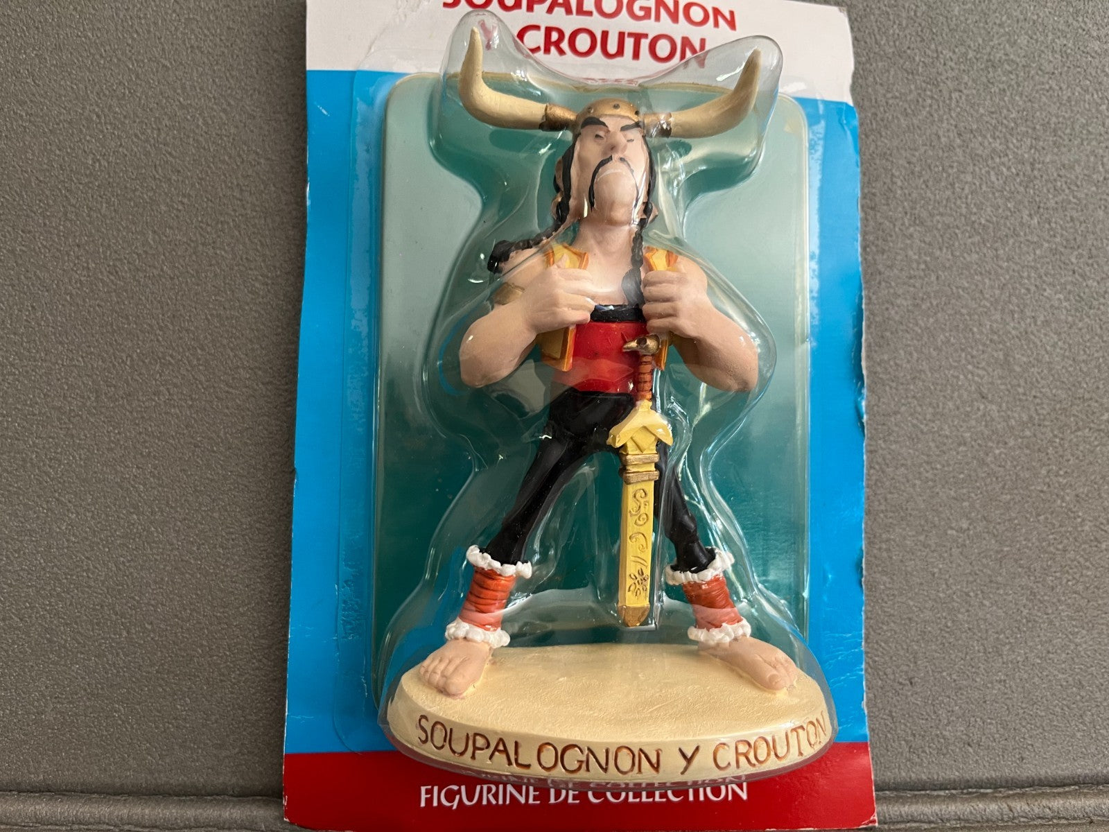 Figurine de Collection Astérix Obélix Soupalognon y crouton Plastoy Atlas