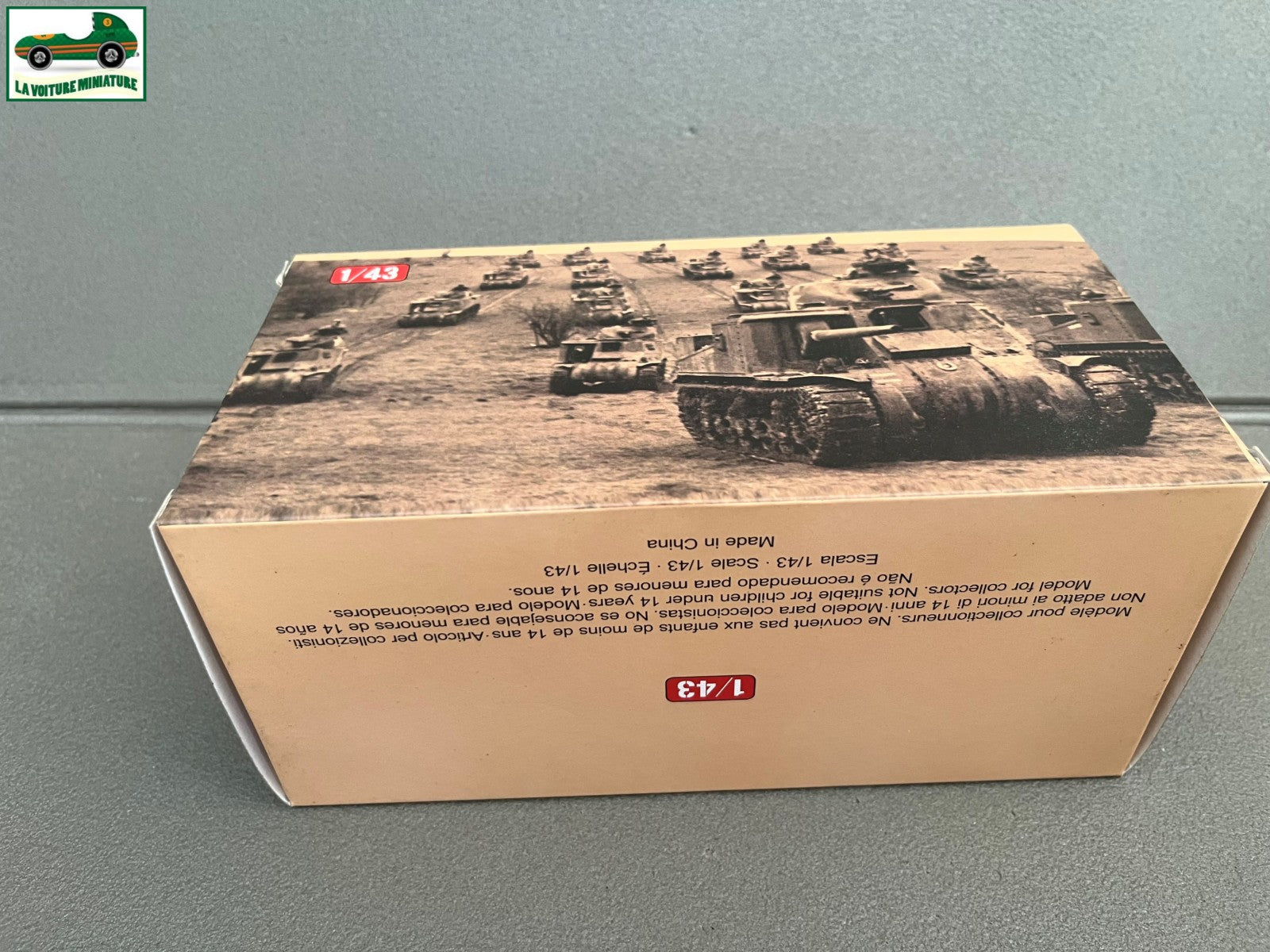 Miniature Militaire Blindé Char Tank M10 GMC France 1944 1/43