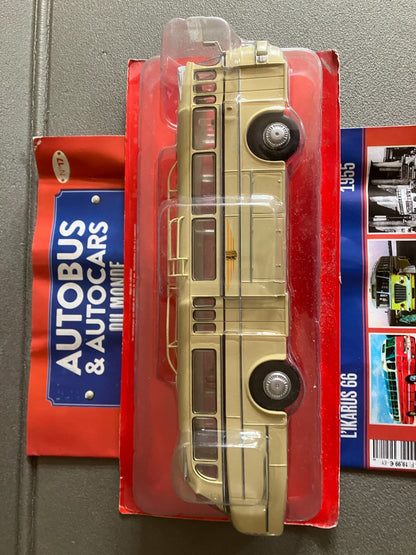 Voiture miniature Ikarus 66 1955 1/43 Autobus Autocars du Monde
