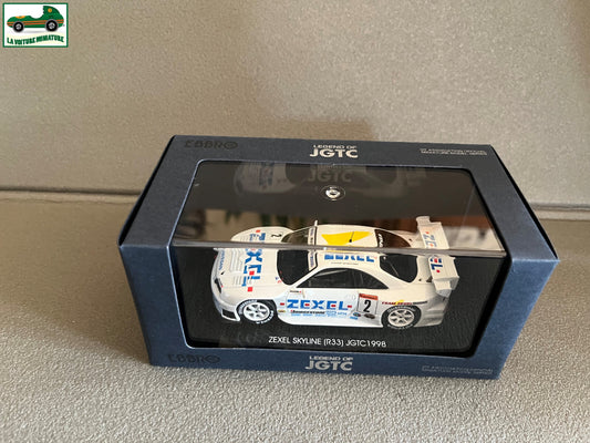 Voiture Miniature Zexel Skyline R33 JGTC 1998 Nissan Ebbro au 1/43