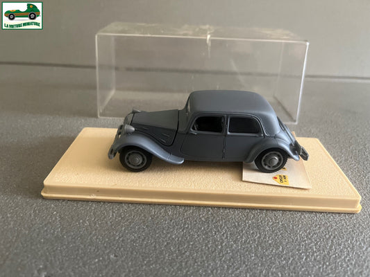 Voiture miniature Citroen Traction Grise Eligor France 1/43