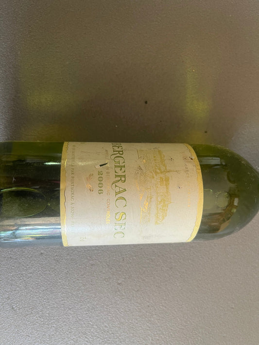 Ancienne Bouteille Vin Bergerac Sec 2006 Fontagnac Collection Perso