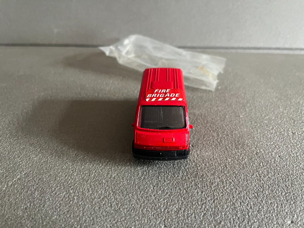 Boite Revendeur Ancien Voiture Norev Minijet 36 Renault Van Trafic Fire Brigade