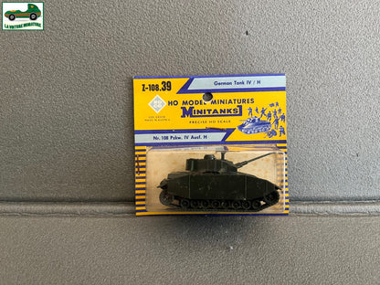 Miniature Engin Militaire Char Z-108 German Tank IV / H Roco Minitanks  1/87 HO