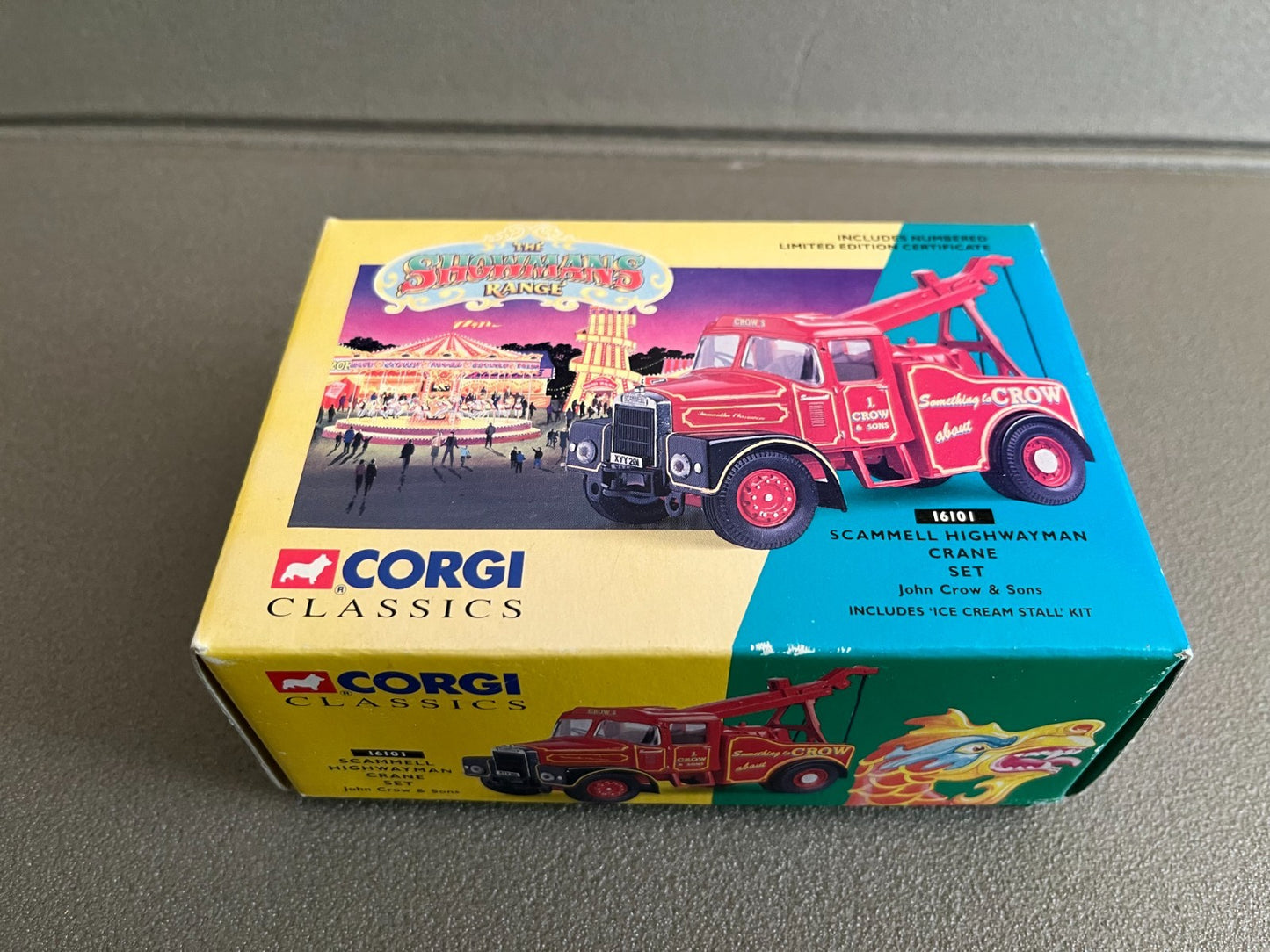 Voiture Miniature Scammell Highwayman Crane Set John Crow Sons 16101 Corgi 1/50