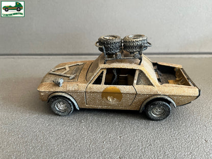 Ancienne Voiture Miniature Lancia Fulvia 1600 HF Polistil au 1/25 Epave