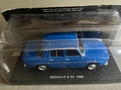Voiture miniature Renault 8 TS 1968 au 1/24