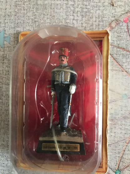 Soldat Plomb Lieutenant Hussards 1814 Empire Napoléon