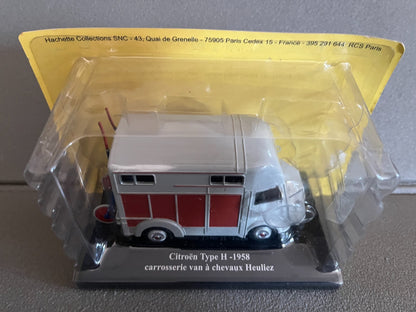 Voiture Miniature Citroen Type H 1958 Heuliez Eligor Hachette 1/43