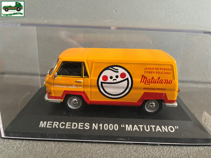 Voiture Miniature Camion Publicitaire Mercedes N1000 Matutano au 1/43