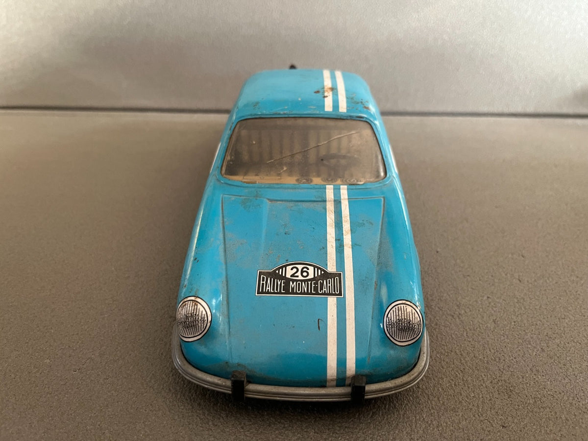 Jouet Ancien Voiture Tôle Mécanisme Porsche 912 Joustra France Vintage Epave