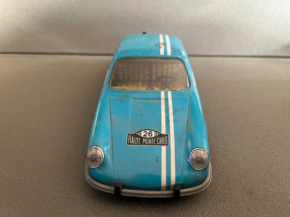 Jouet Ancien Voiture Tôle Mécanisme Porsche 912 Joustra France Vintage Epave