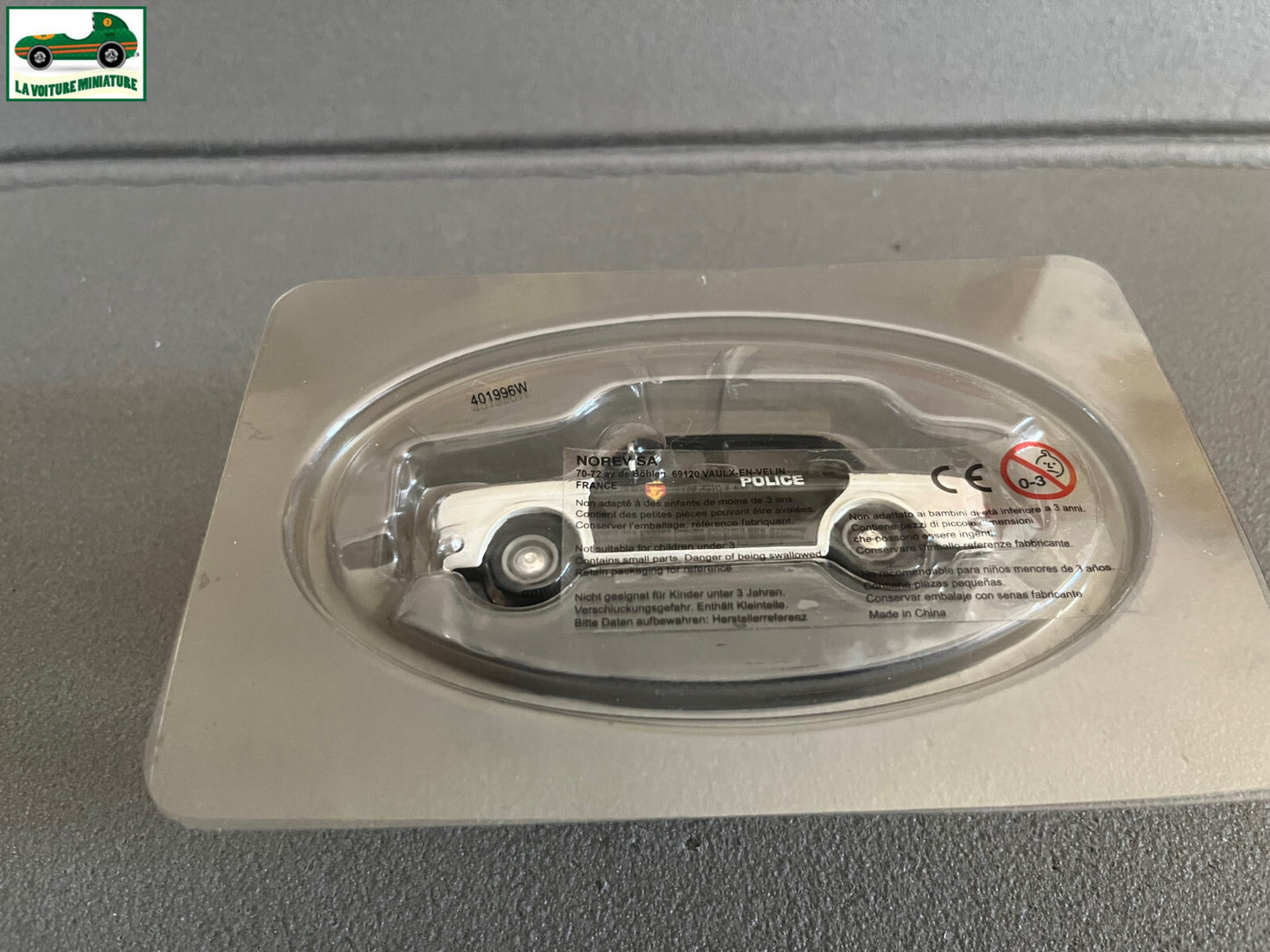 Voiture Miniature Simca 1000 Police Norev Hachette 1/43