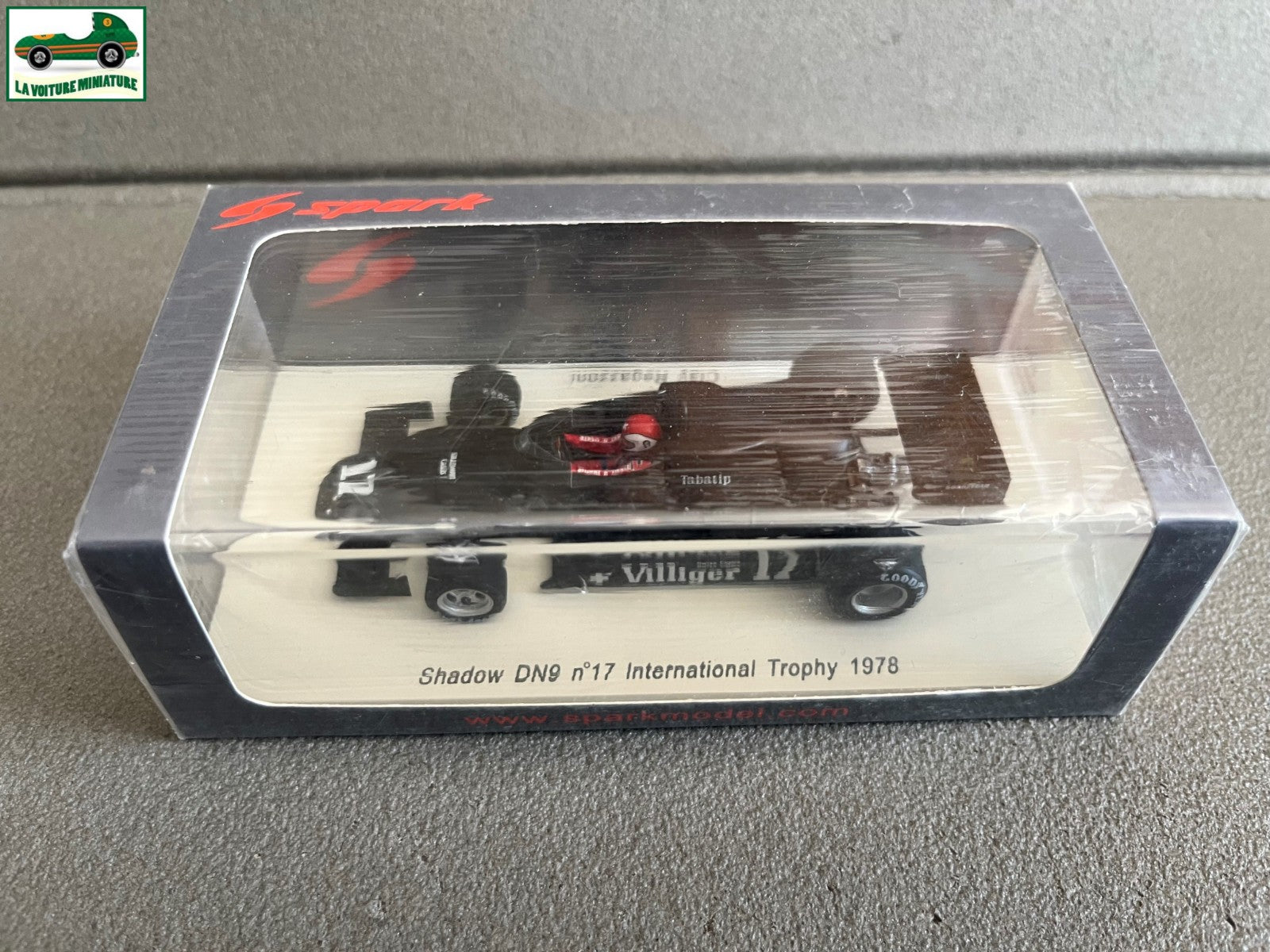 Voiture Miniature Shadow DN9 N°17 International Trophy 1978 Spark au  1/43