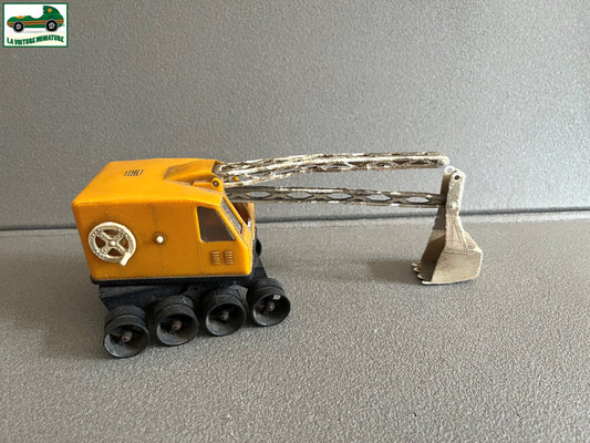Ancienne Miniature Plastique Pelle Mécanique Norev France Epave 1/43