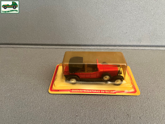 Ancienne Voiture miniature Guisval Made in Spain Blister Echelle Type Majorette