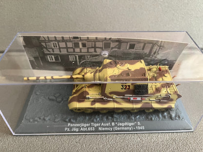 Miniature Militaire Char Tank Blindé Panzerjager Tiger Jagdtiger Altaya 1/72